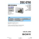Sony DSC-S780 Service Manual