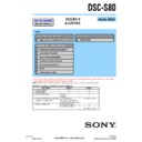 Sony DSC-S80 (serv.man3) Service Manual