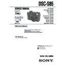 Sony DSC-S85 Service Manual