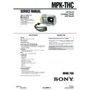 Sony DSC-T10, DSC-T30, DSC-T9, MPK-THC Service Manual