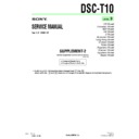 Sony DSC-T10 (serv.man10) Service Manual