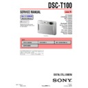 Sony DSC-T100 (serv.man3) Service Manual