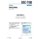 Sony DSC-T100 (serv.man6) Service Manual