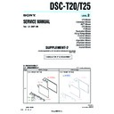 Sony DSC-T20, DSC-T25 (serv.man5) Service Manual