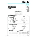 Sony DSC-T3, DSC-T33 (serv.man10) Service Manual