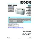 Sony DSC-T300 (serv.man2) Service Manual