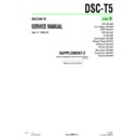Sony DSC-T5 (serv.man10) Service Manual