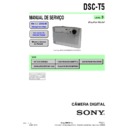 Sony DSC-T5 (serv.man15) Service Manual