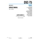 Sony DSC-T5 (serv.man9) Service Manual