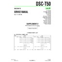 Sony DSC-T50 (serv.man10) Service Manual