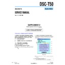 Sony DSC-T50 (serv.man12) Service Manual