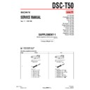 Sony DSC-T50 (serv.man5) Service Manual