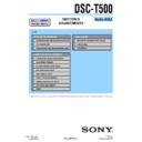 dsc-t500 (serv.man3) service manual
