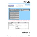 Sony DSC-T7 (serv.man4) Service Manual