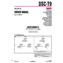 Sony DSC-T9 (serv.man10) Service Manual