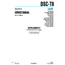 Sony DSC-T9 (serv.man11) Service Manual