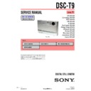 Sony DSC-T9 (serv.man3) Service Manual