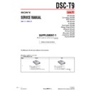 Sony DSC-T9 (serv.man5) Service Manual