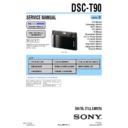 Sony DSC-T90 (serv.man3) Service Manual