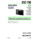 Sony DSC-T90 Service Manual