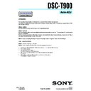 dsc-t900 (serv.man3) service manual