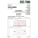 Sony DSC-T900 (serv.man5) Service Manual