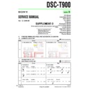 Sony DSC-T900 (serv.man7) Service Manual