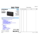 Sony DSC-TX20 (serv.man2) Service Manual