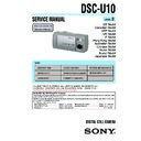 Sony DSC-U10 (serv.man2) Service Manual