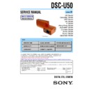 Sony DSC-U50 (serv.man2) Service Manual