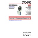 Sony DSC-U60 (serv.man3) Service Manual