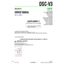 Sony DSC-V3 (serv.man6) Service Manual
