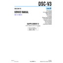 Sony DSC-V3 (serv.man7) Service Manual