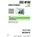 Sony DSC-W100 (serv.man11) Service Manual