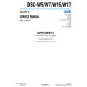 Sony DSC-W15, DSC-W17, DSC-W5, DSC-W7 (serv.man7) Service Manual