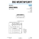 Sony DSC-W15, DSC-W17, DSC-W5, DSC-W7 (serv.man8) Service Manual