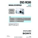 Sony DSC-W200 (serv.man11) Service Manual