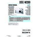 dsc-w200 (serv.man2) service manual