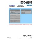 dsc-w200 (serv.man4) service manual