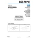 Sony DSC-W200 (serv.man8) Service Manual