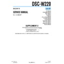 Sony DSC-W220 (serv.man5) Service Manual