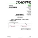 Sony DSC-W30, DSC-W40 (serv.man10) Service Manual