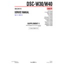 dsc-w30, dsc-w40 (serv.man5) service manual