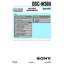Sony DSC-W300 (serv.man3) Service Manual