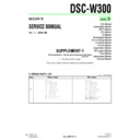 dsc-w300 (serv.man5) service manual
