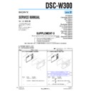 Sony DSC-W300 (serv.man7) Service Manual