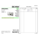 Sony DSC-W320 Service Manual
