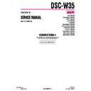 Sony DSC-W35 (serv.man11) Service Manual