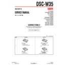 Sony DSC-W35 (serv.man12) Service Manual