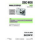 Sony DSC-W35 (serv.man13) Service Manual